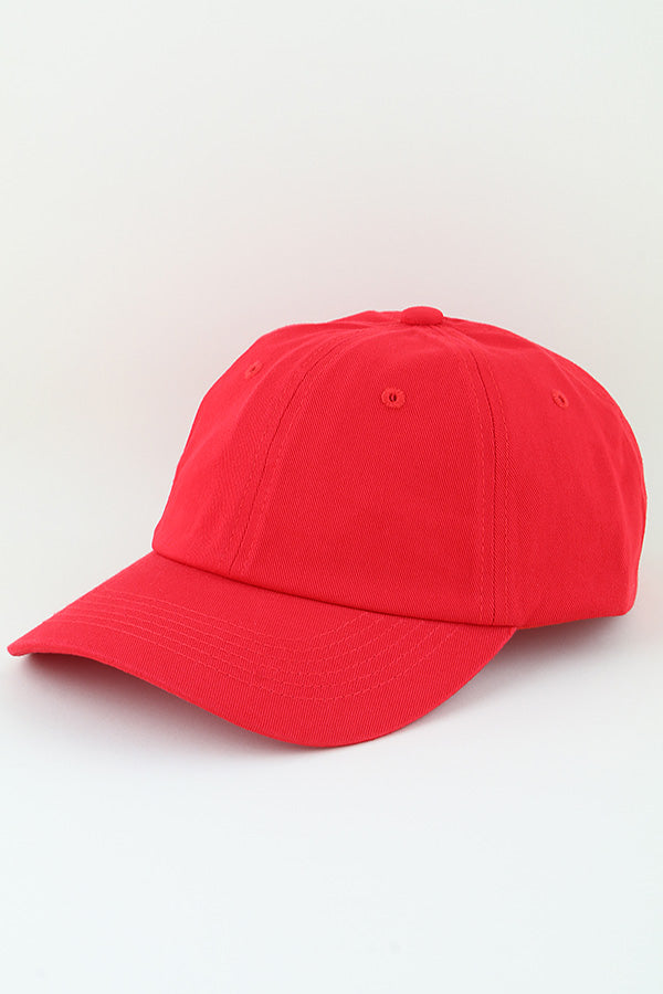Red Hollywood Classic Caps - Set of 6