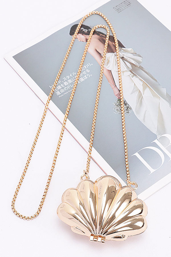 Pack of 3 Mini Gold Metal Clutches - Style 8511