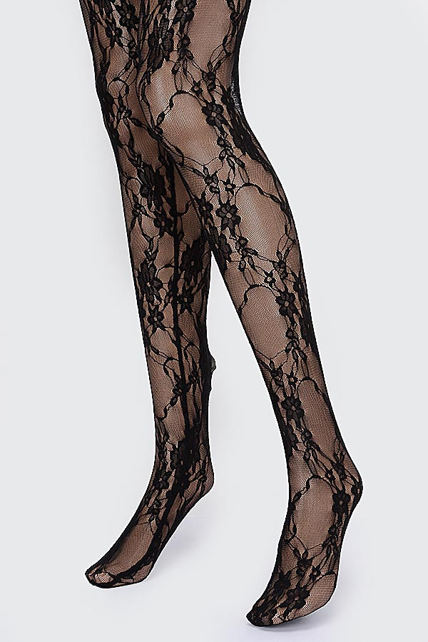 Pack of 6 Stunning Red Lace Stockings - 7968