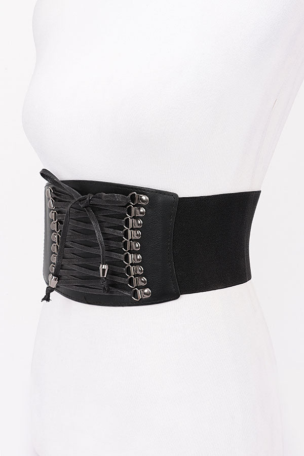 Antique-Style 9786 Black Corset Belt - Pack of 6