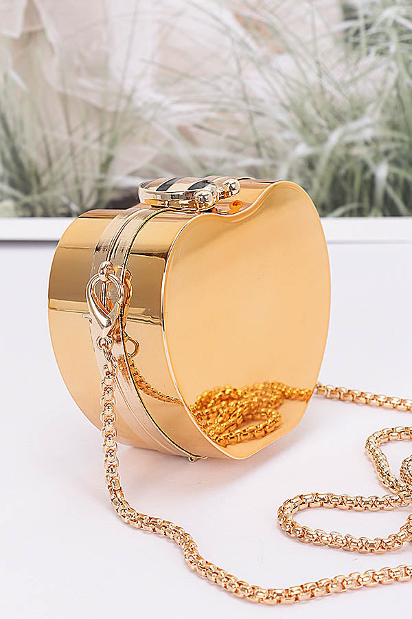 Set of 3 Metal Mini Clutches in 2611 Gold Color