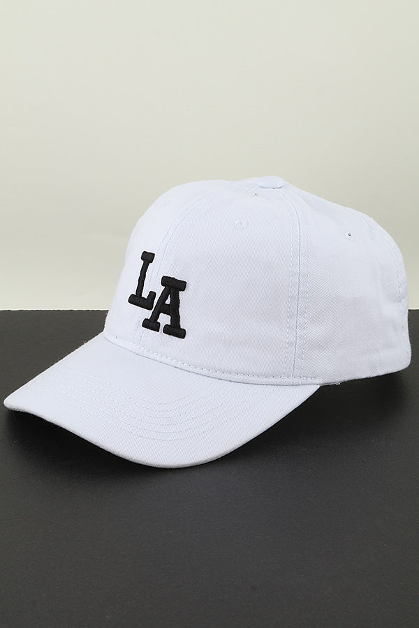 Set of 6 LA Classic White Caps - Timeless Style