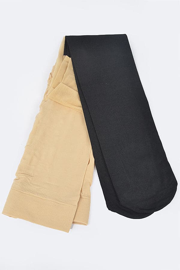 Fashionable Premium Black Tights - Set of 6