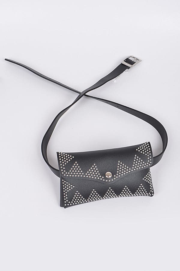 Pack of 3 Rhinestone Spirit Burgundy Fanny Packs 8607