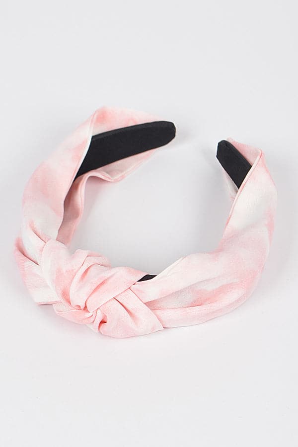 Pack of 6 Tie - Dyed Gray Knotted Headbands