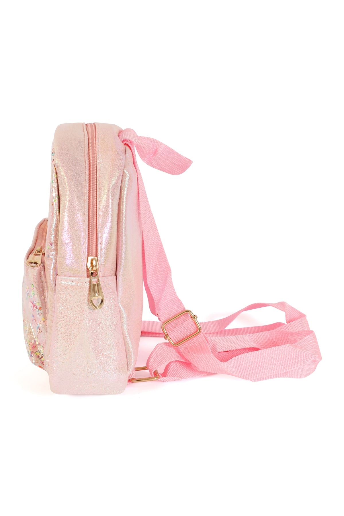 Pack of 6 Pink Glitter Backpacks for Kids