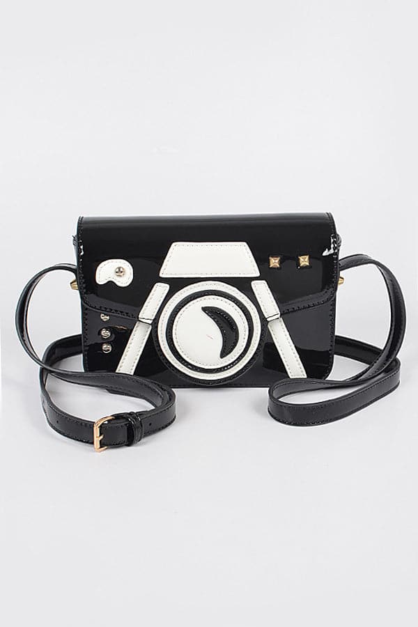 Professional Camera - Inspired Clutch Set: 7423 Model in Black, Pack of 3