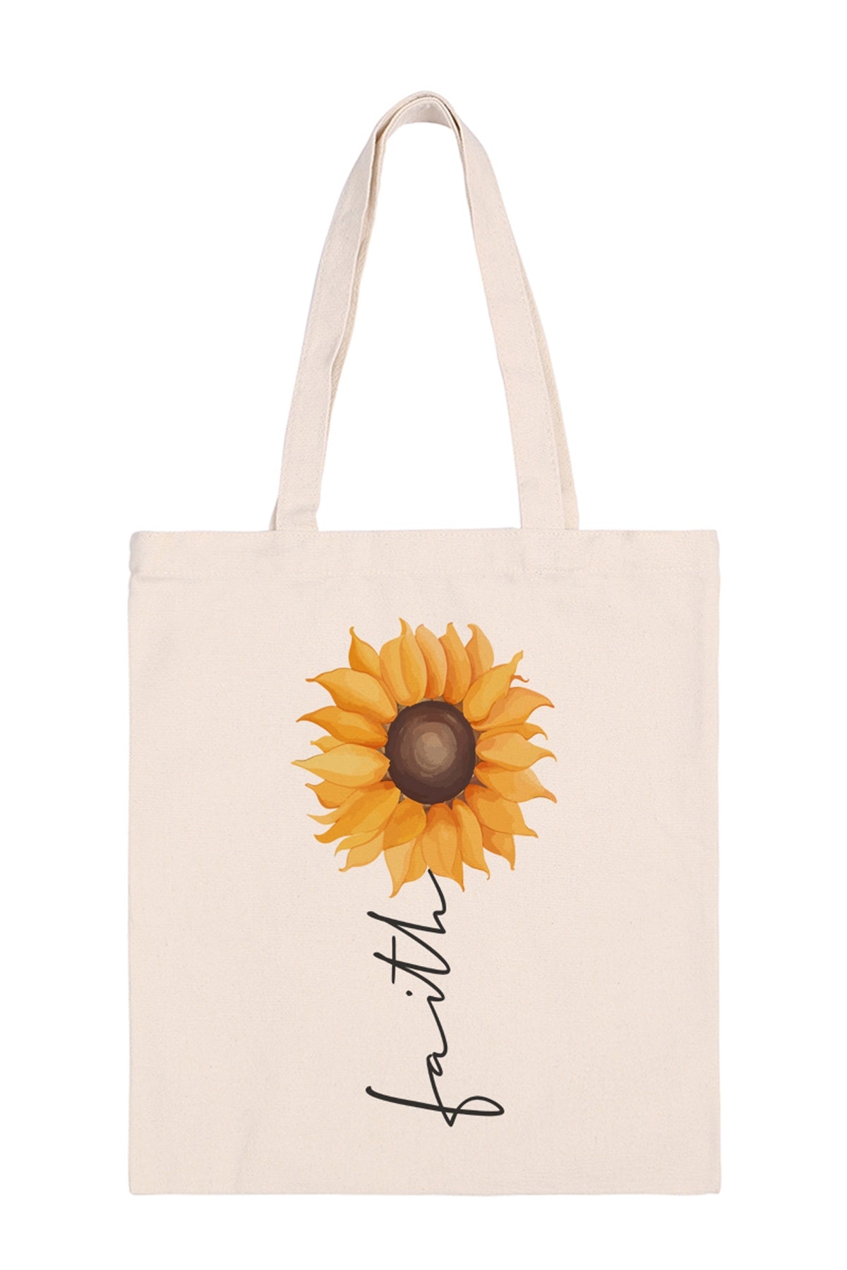 Set of 6 Faith Print Minimalist Style Fashionable Tote Bags