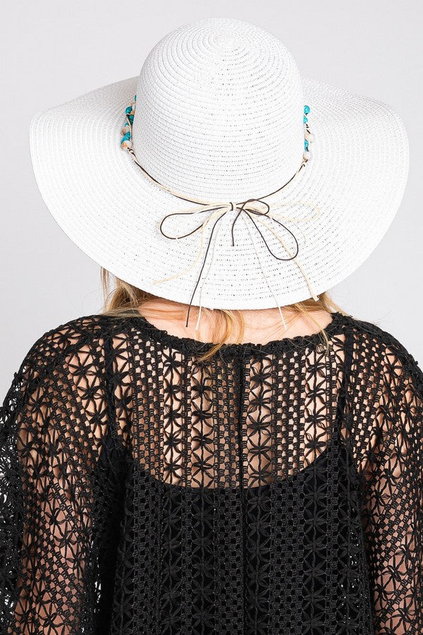 Pack of 6 Taupe 9510 Straw Sun Hats