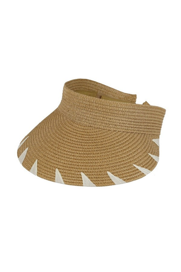 Set of 6 Handmade Taupe 8610 Sun Visors