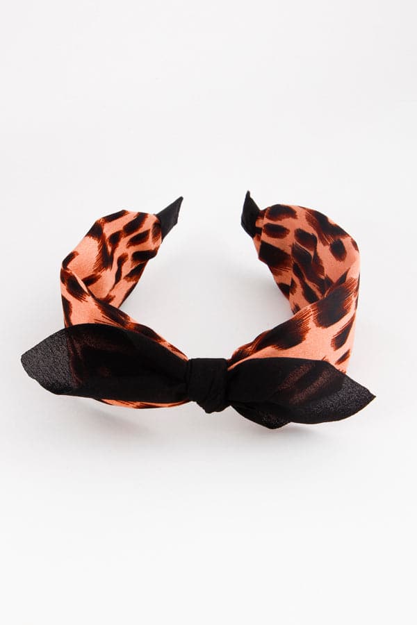 Pack of 6 - 5002 Pink Tied Up Turban Printed Headbands