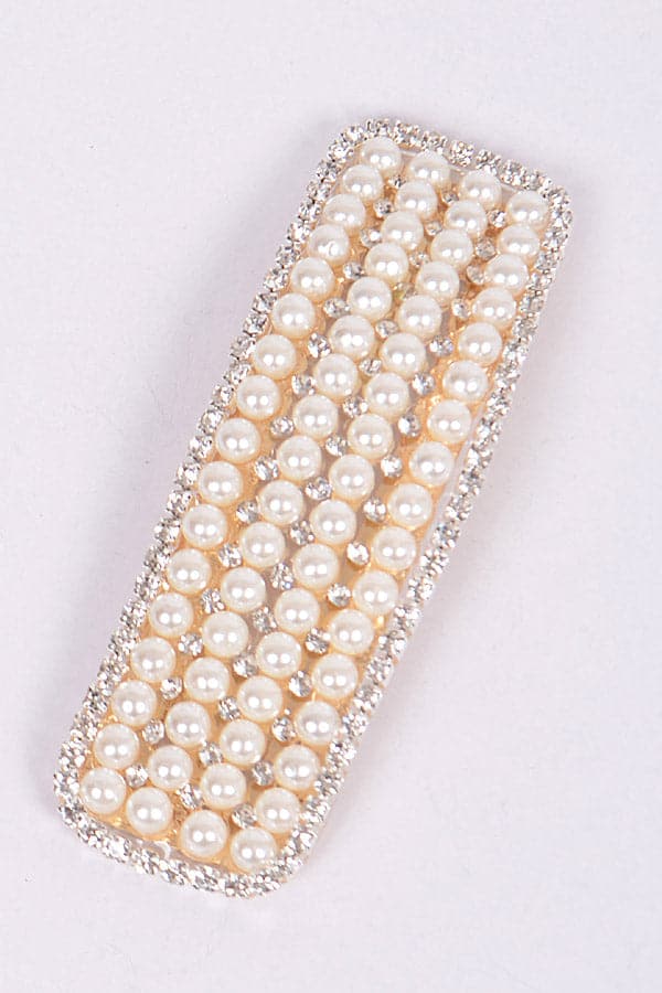Pack of 6 Stunning 0528 Gold Rhinestone and Pearl Combo Hairpins