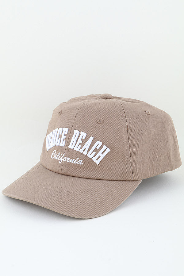 6-Pack of Khaki Venice Beach California Classic Caps